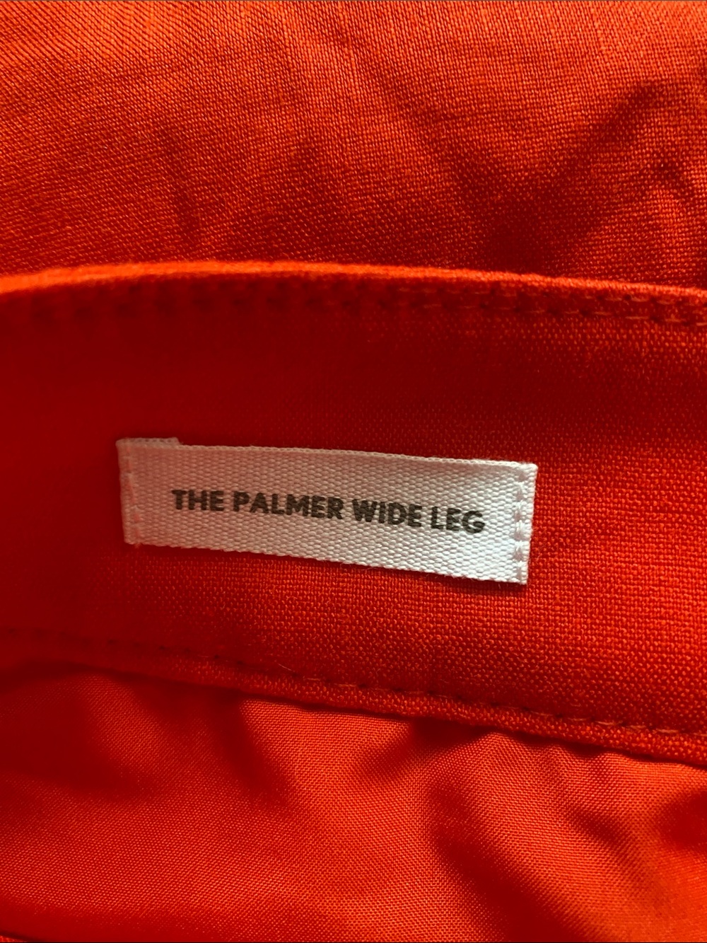 Loft the Palmer wide leg cropped burnt orange size 12 pants - Picture 5 of 7